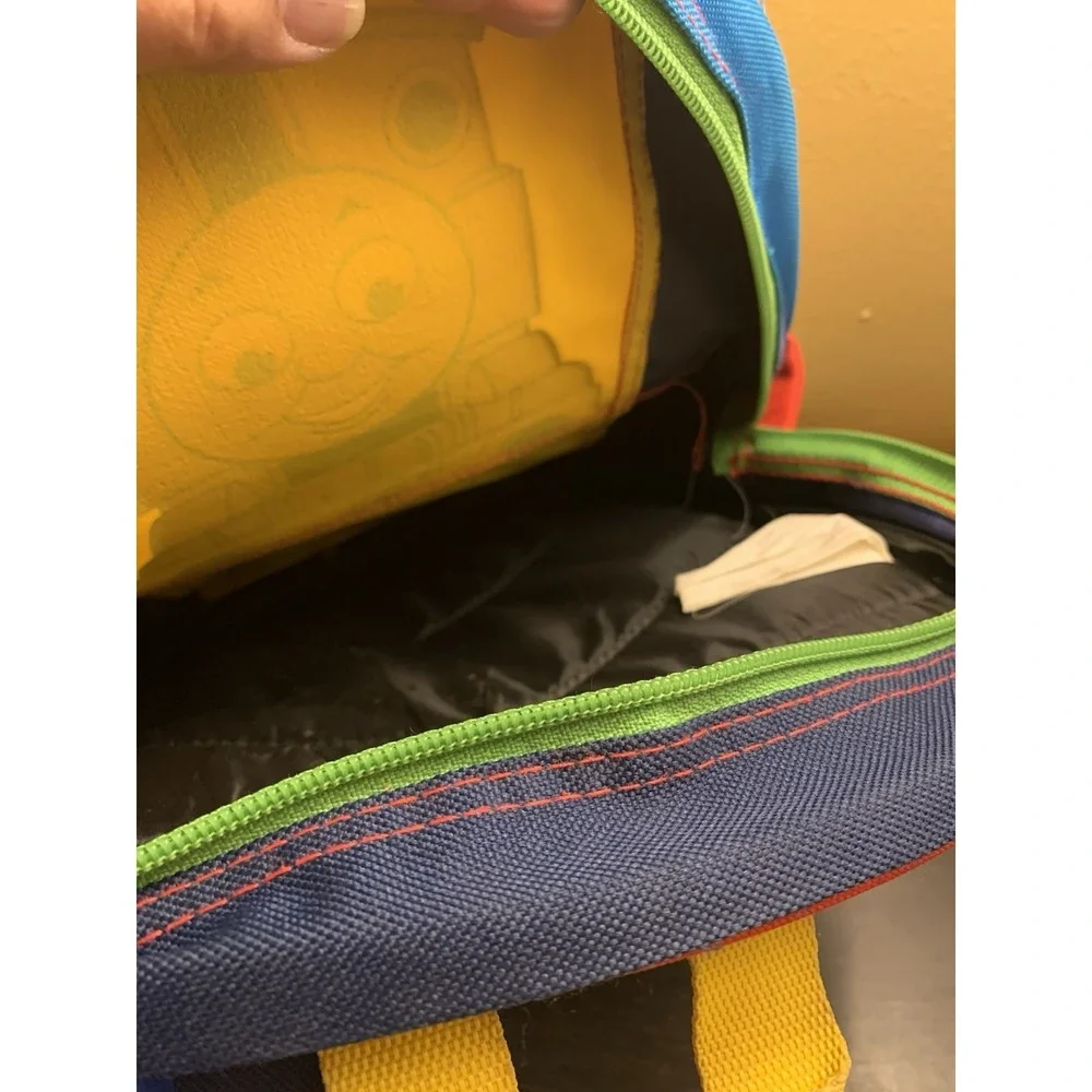 Vintage 2003 Thomas The Tank Engine And Friends Kids Backpack Y2K Book-bag